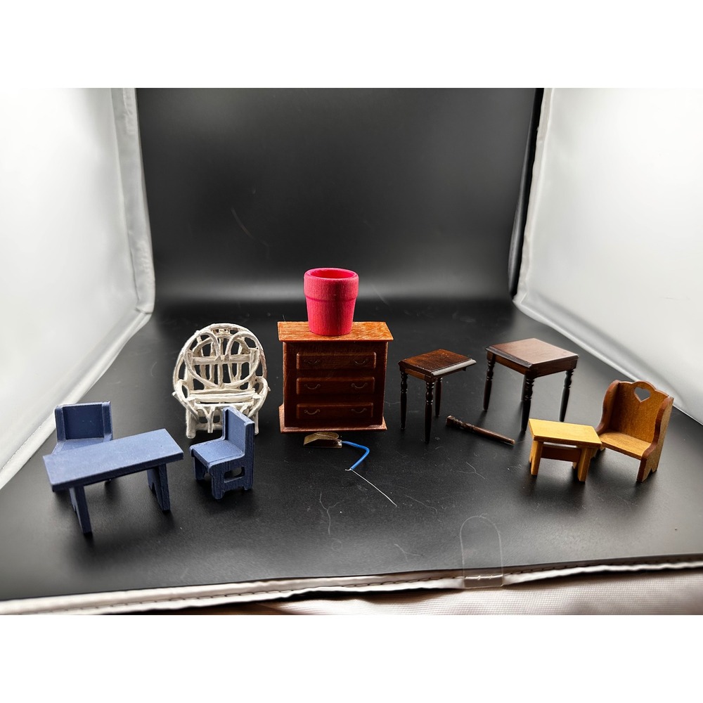Dollhouse miniature restoration replacement‎ furniture lot